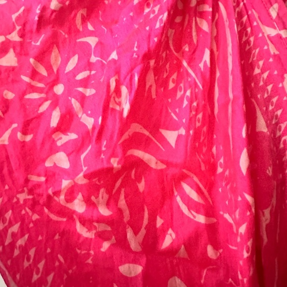Lola Australia hot Pink ‘Patsy’ maxi dress with floral print, 100% silk, size XS - Picture 4 of 9